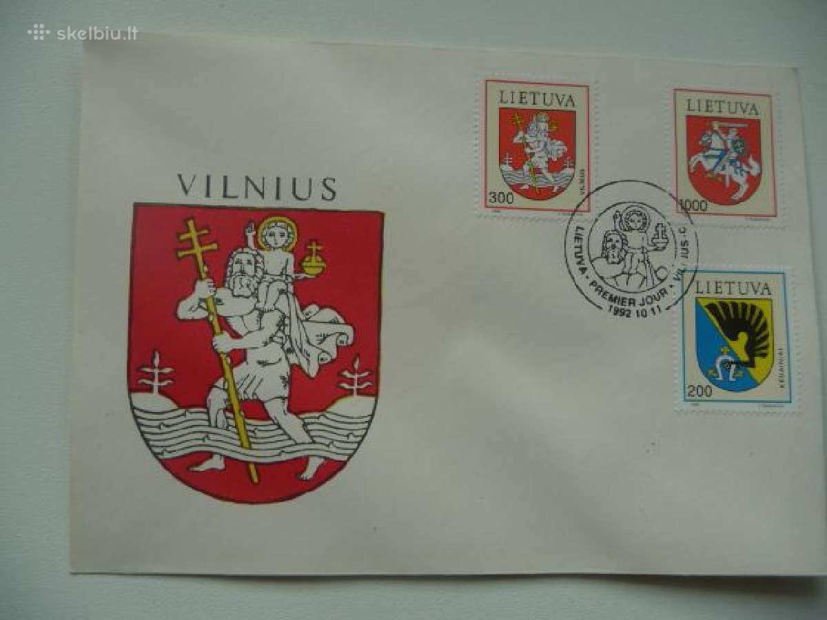 1990 pirmos dienos Pasto Vokas Kolekcinis - nuotraukos Nr. 19