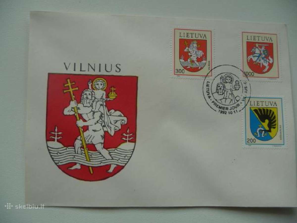 1990 pirmos dienos Pasto Vokas Kolekcinis - nuotraukos Nr. 27