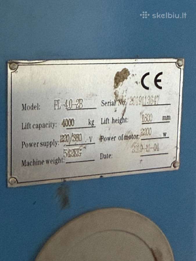 Autopakelėjas 4000kg - nuotraukos Nr. 3