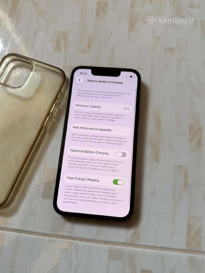 iPhone 13 mini 256gb Green - nuotraukos Nr. 5