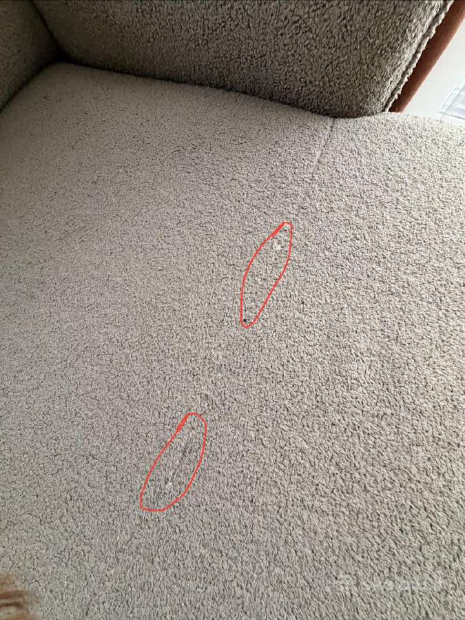 Kauno baldų L formos boucle sofa - nuotraukos Nr. 5