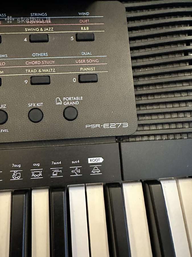 Yamaha Psr-e273 sintezatorius - nuotraukos Nr. 3
