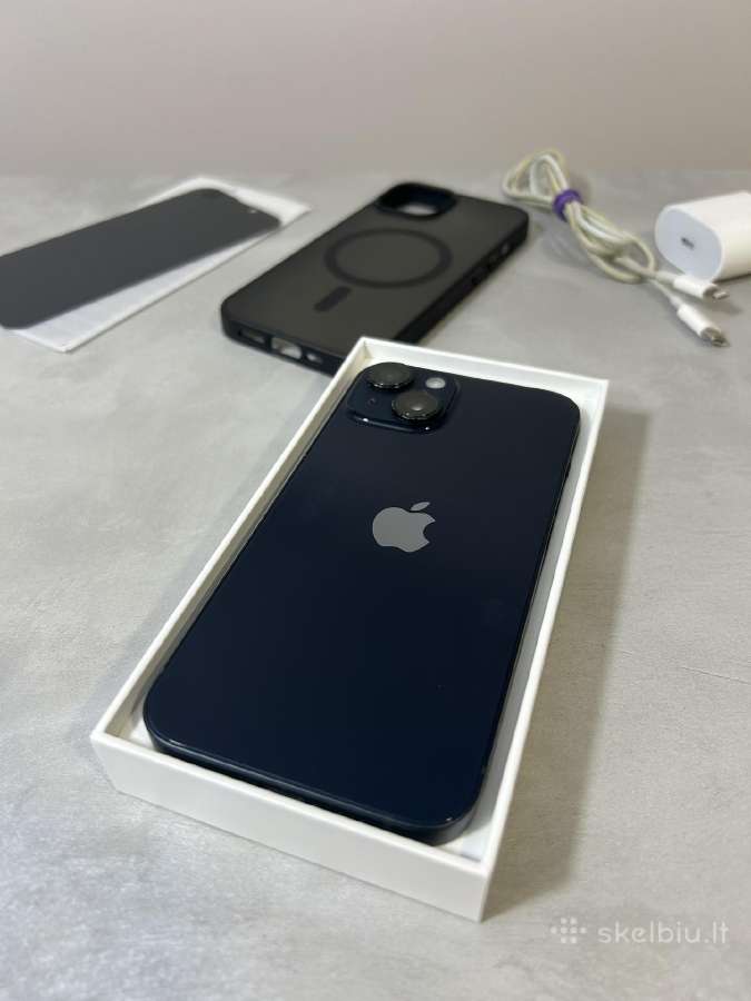 iPhone 14 128gb 85% black - nuotraukos Nr. 4