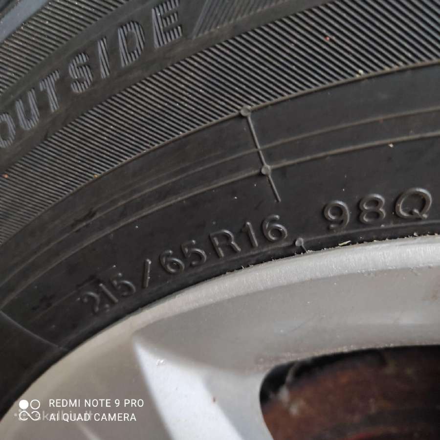 R16 Hyundai ratlankiai su žieminėmis padangomis - nuotraukos Nr. 3