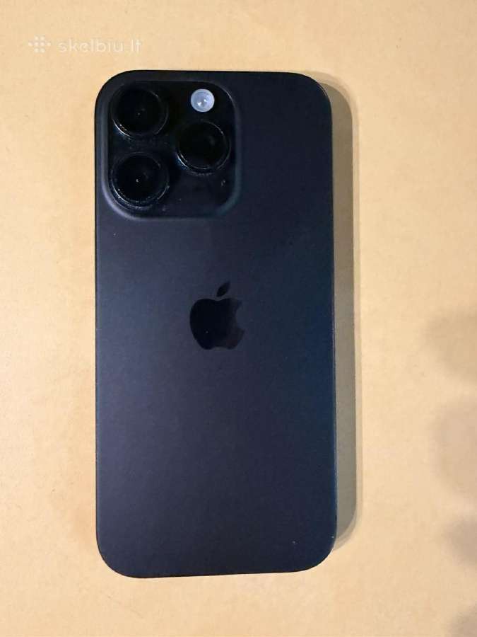 iPhone 16 pro black 128gb - nuotraukos Nr. 2