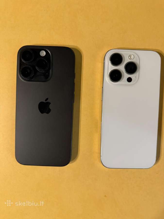 iPhone 16 pro black 128gb - nuotraukos Nr. 3
