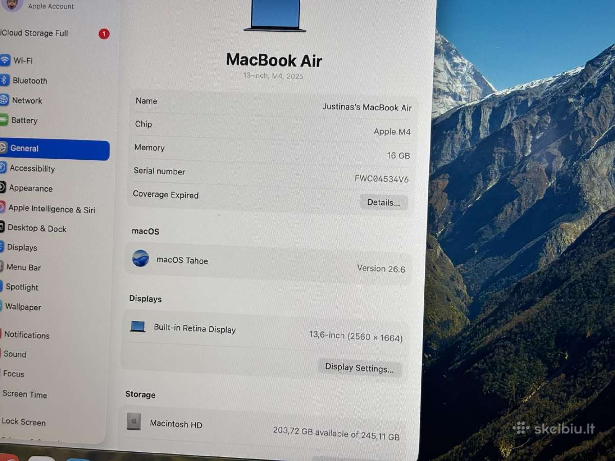 Apple MacBook Air - nuotraukos Nr. 7