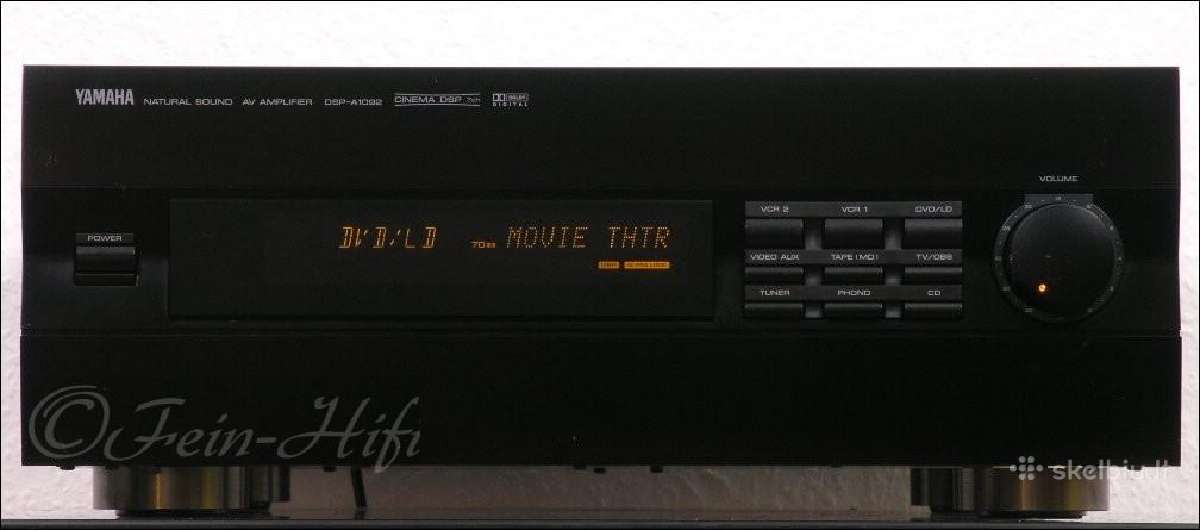 Yamaha Dsp-a1092 Flagship 1997m amplifier.20kg.new - nuotraukos Nr. 11