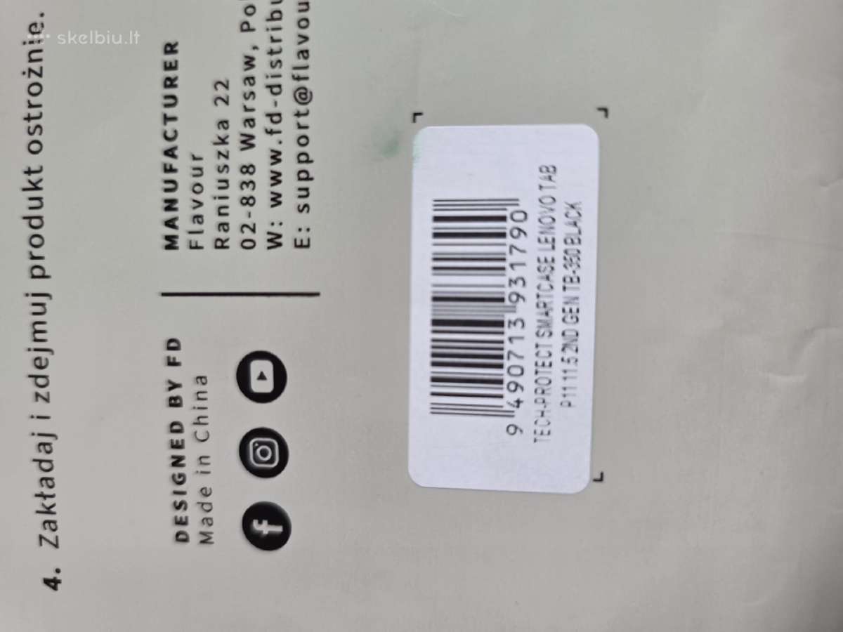Dėklas Lenovo Tab P11 11.5 2ndgen TB-350 planšetei - nuotraukos Nr. 5