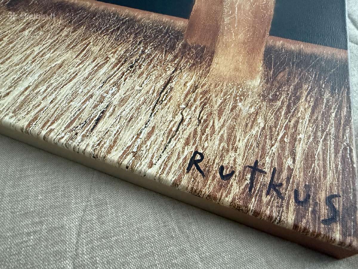 Rutkaus reprodukcija “tiltelis 80 x 105 cm - nuotraukos Nr. 4