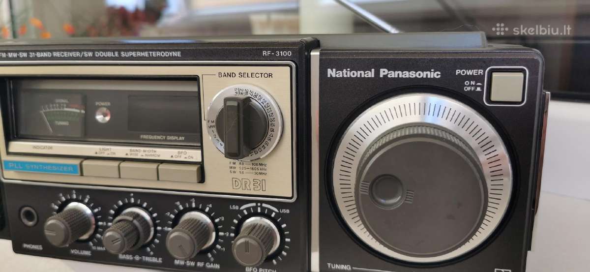 Panasonic Rf-3100 Dr31 Fm/mw/sw Ssb Radijo Imtuvas - nuotraukos Nr. 2