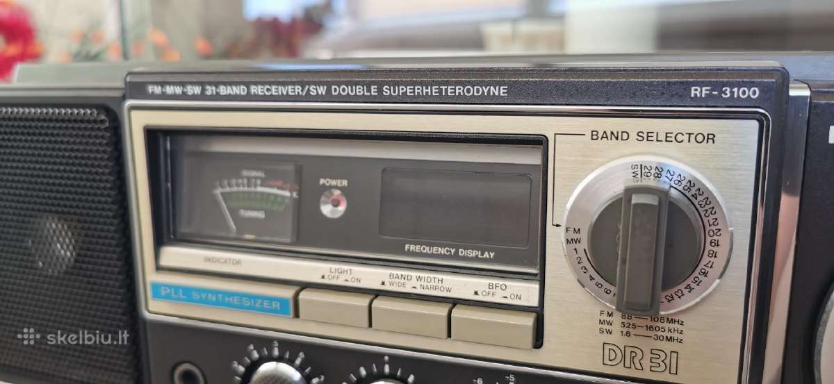Panasonic Rf-3100 Dr31 Fm/mw/sw Ssb Radijo Imtuvas - nuotraukos Nr. 5