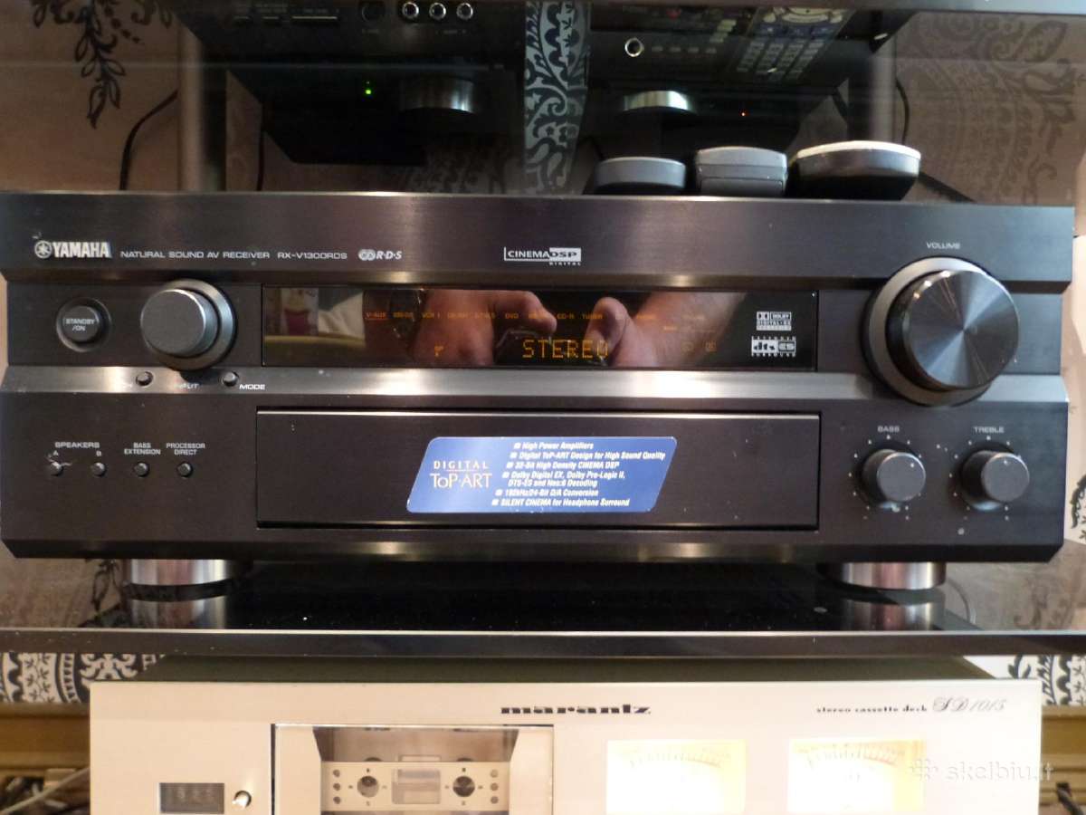 Yamaha Rx-v1300rds Digital Home Theater Receiver. - nuotraukos Nr. 11