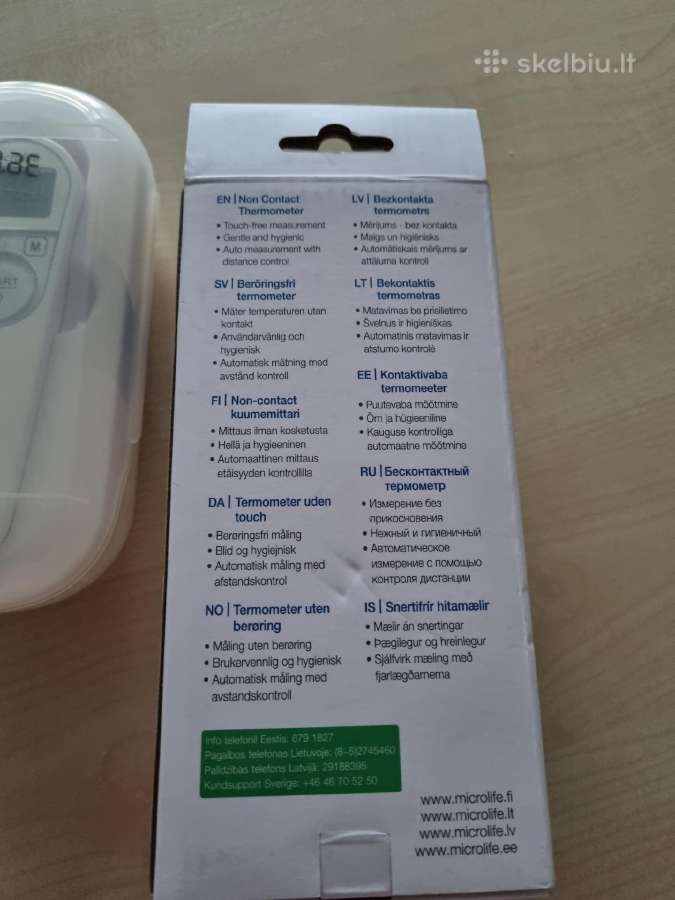 Termometras bekontaktis - nuotraukos Nr. 2