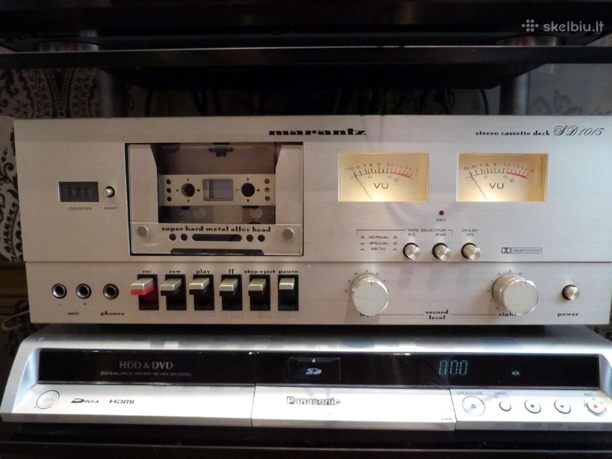 Marantz Sd1015 Vintage 1980 Cassette Deck (Gold). - nuotraukos Nr. 6