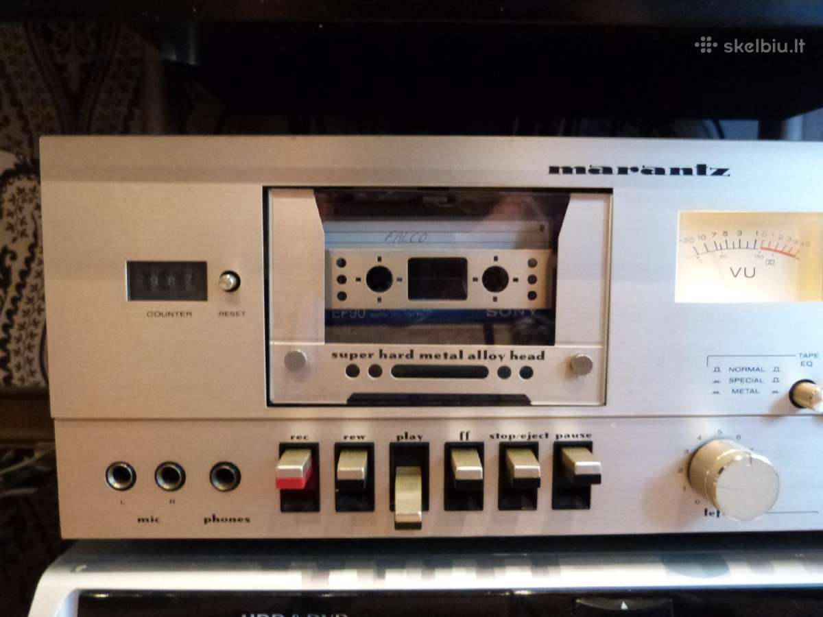 Marantz Sd1015 Vintage 1980 Cassette Deck (Gold). - nuotraukos Nr. 15