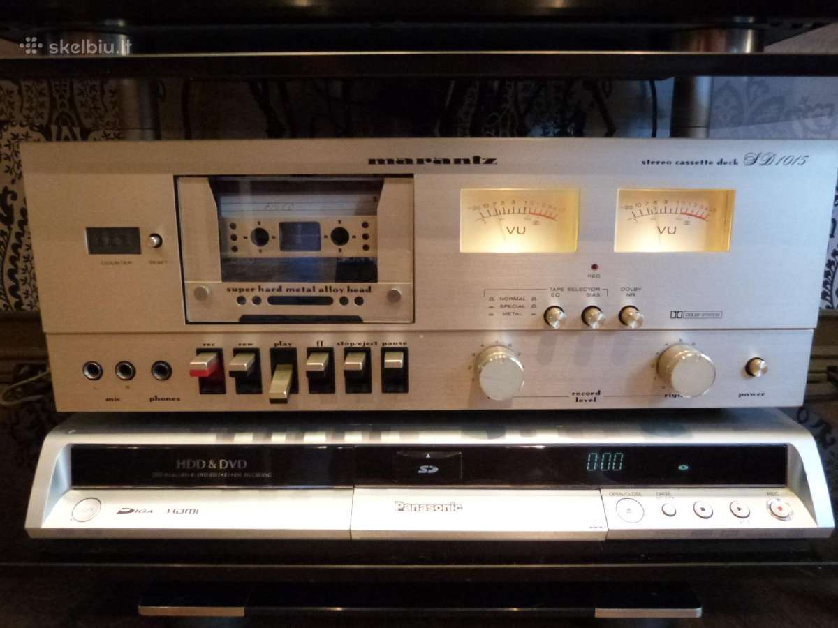 Marantz Sd1015 Vintage 1980 Cassette Deck (Gold). - nuotraukos Nr. 20
