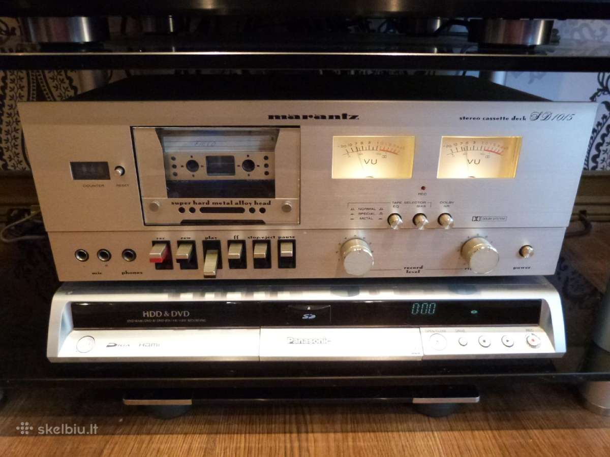 Marantz Sd1015 Vintage 1980 Cassette Deck (Gold). - nuotraukos Nr. 21