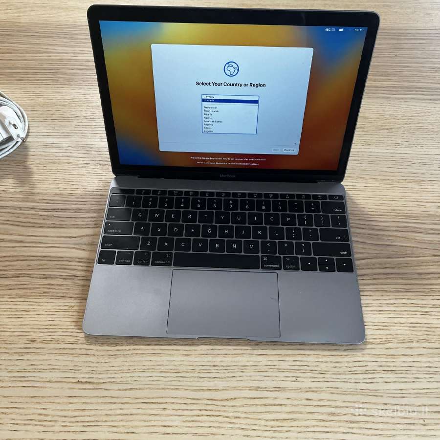 MacBook 12-inch Retina 8gb 2017m. kompiuteris - nuotraukos Nr. 2