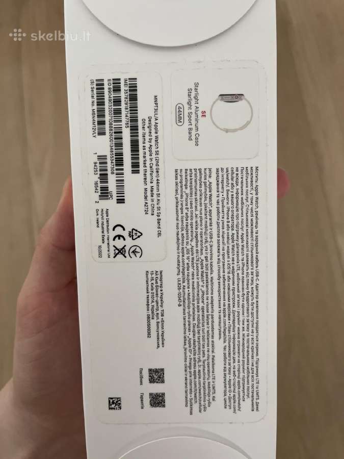 Apple Watch Se 2nd Gen 44 - nuotraukos Nr. 2