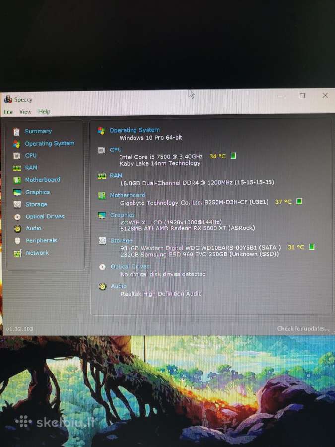 Pc i5-7500 + Rx 5600 XT 6gb + 16gb RAM - nuotraukos Nr. 7