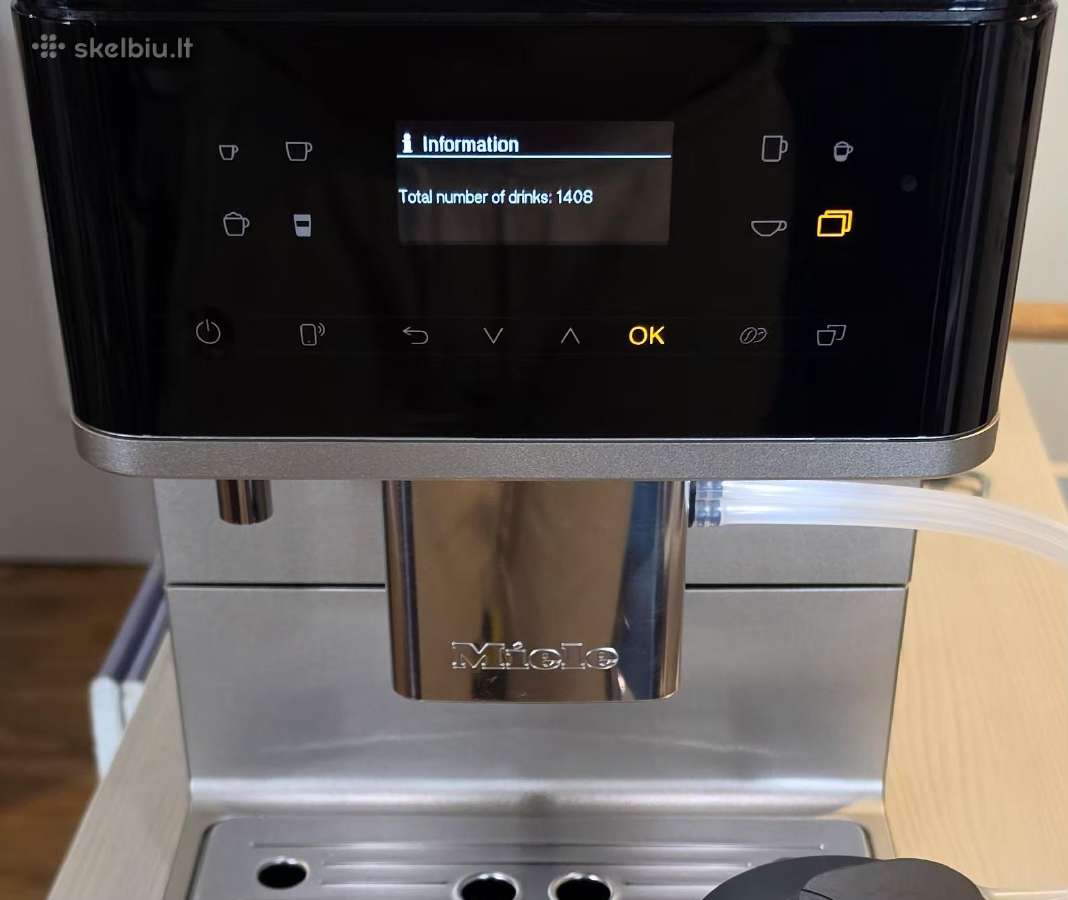 Miele Cm6360 Obcm – mažai naudotas (tik 1408 puod - nuotraukos Nr. 4
