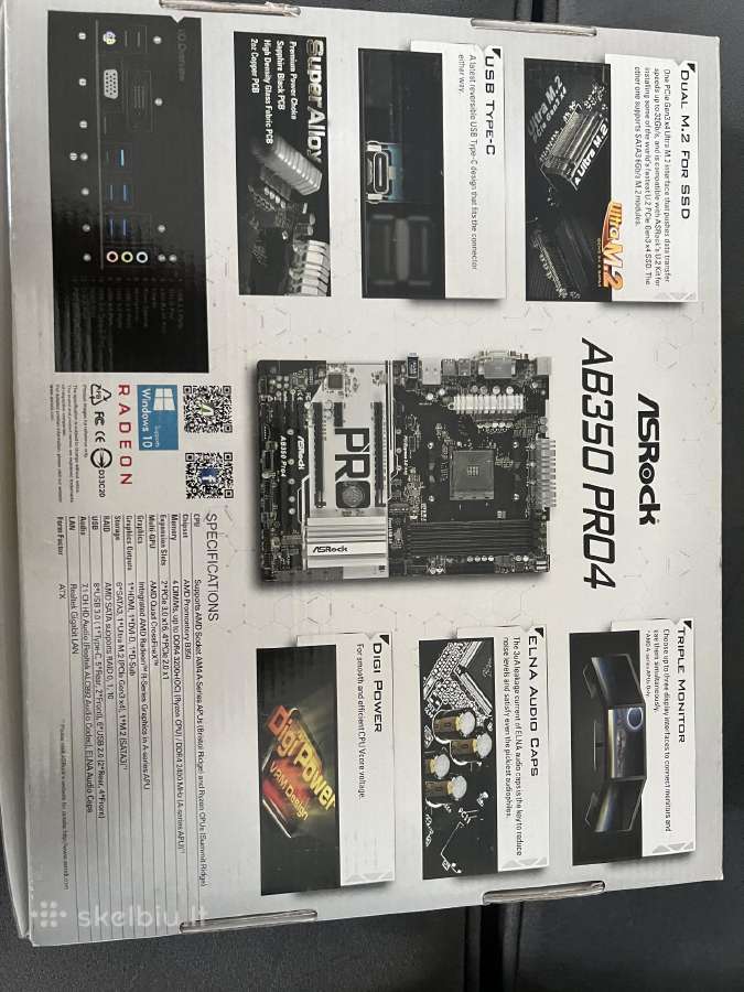 Asrock Ab350 Pro4 - nuotraukos Nr. 2