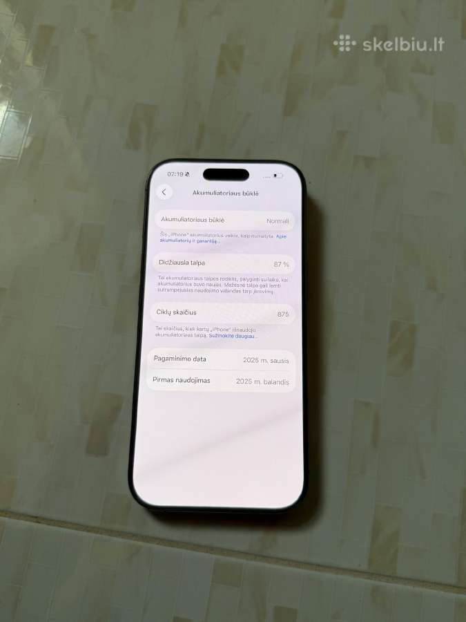 iPhone 16 Pro 256gb - nuotraukos Nr. 5