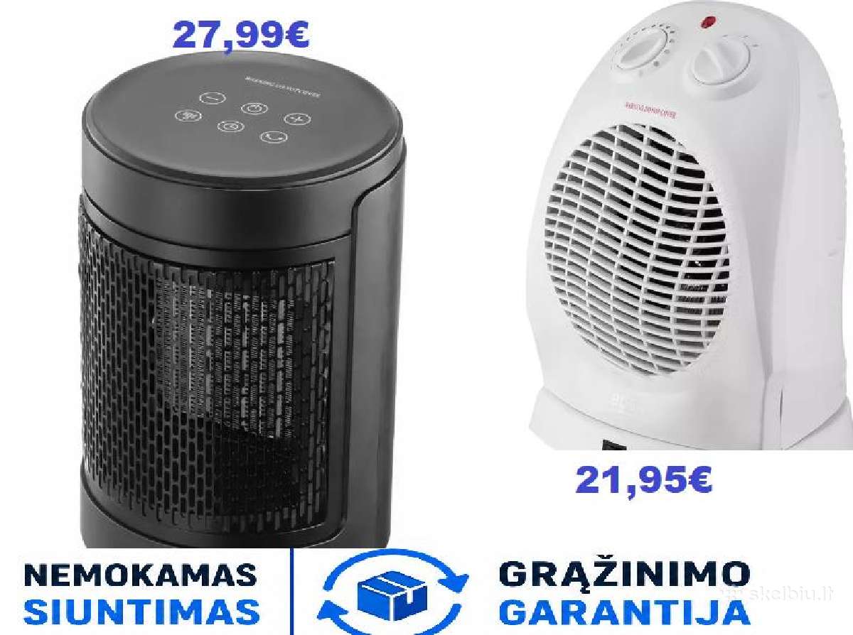 Šildytuvas - ventiliatorius elektrinis keraminis - nuotraukos Nr. 2