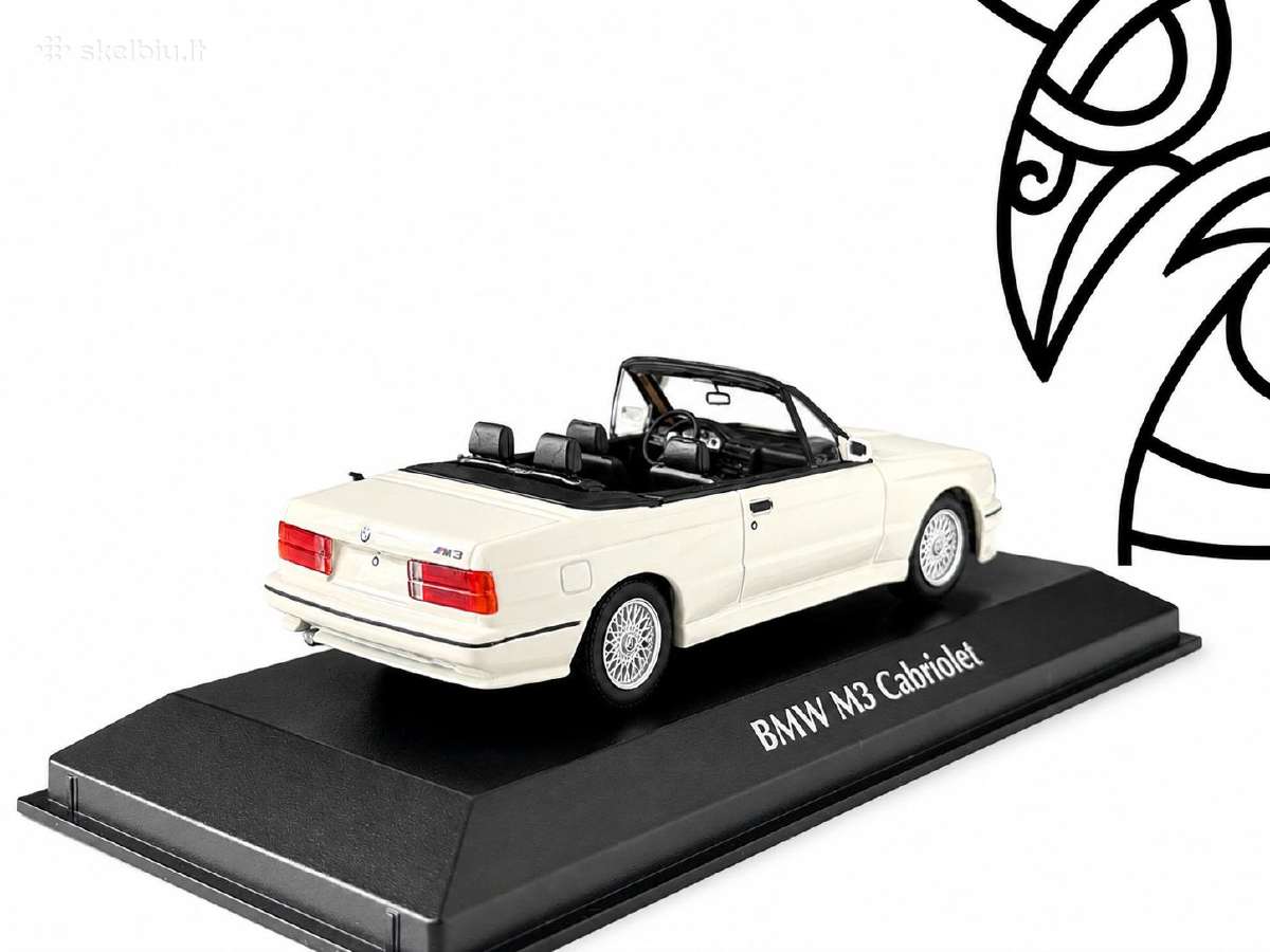 Bmw M3 E30 Cabriolet 1:43 - nuotraukos Nr. 5