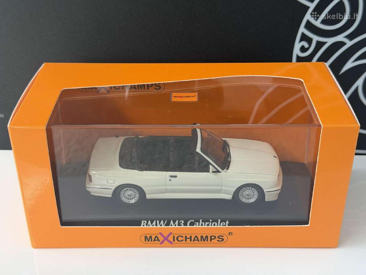 Bmw M3 E30 Cabriolet 1:43 - nuotraukos Nr. 7