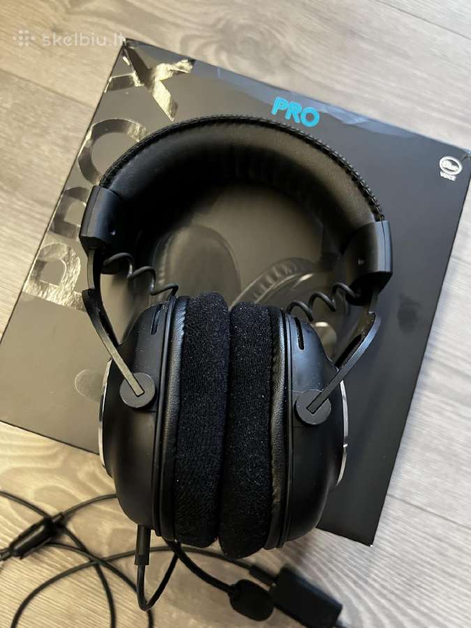 Logitech G Pro X ausinės puikios būklės - nuotraukos Nr. 3