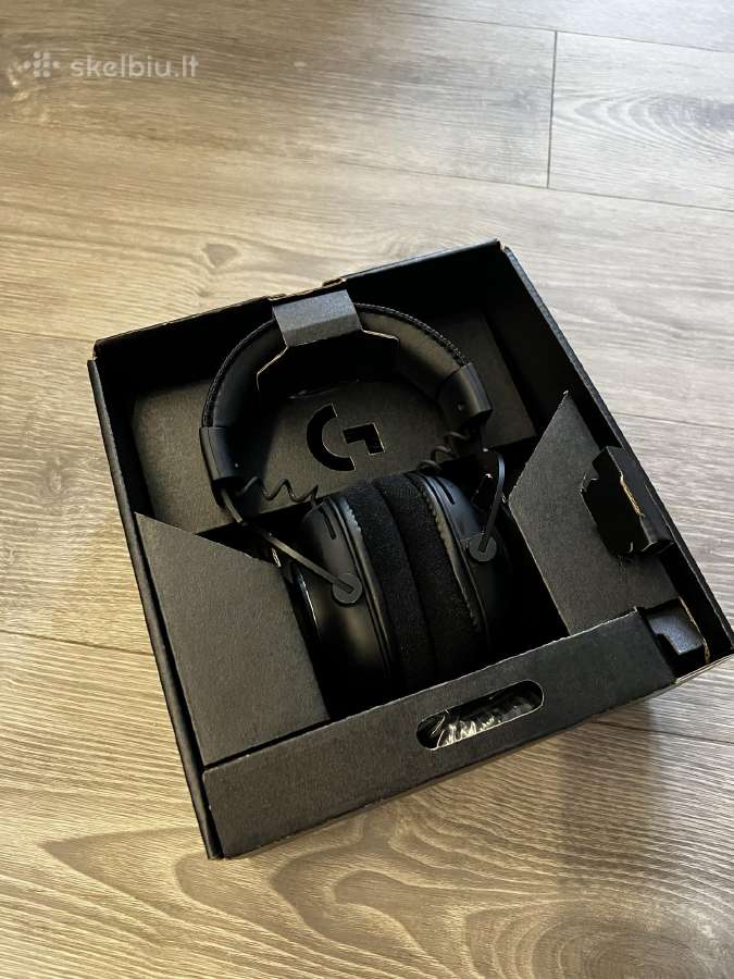 Logitech G Pro X ausinės puikios būklės - nuotraukos Nr. 5