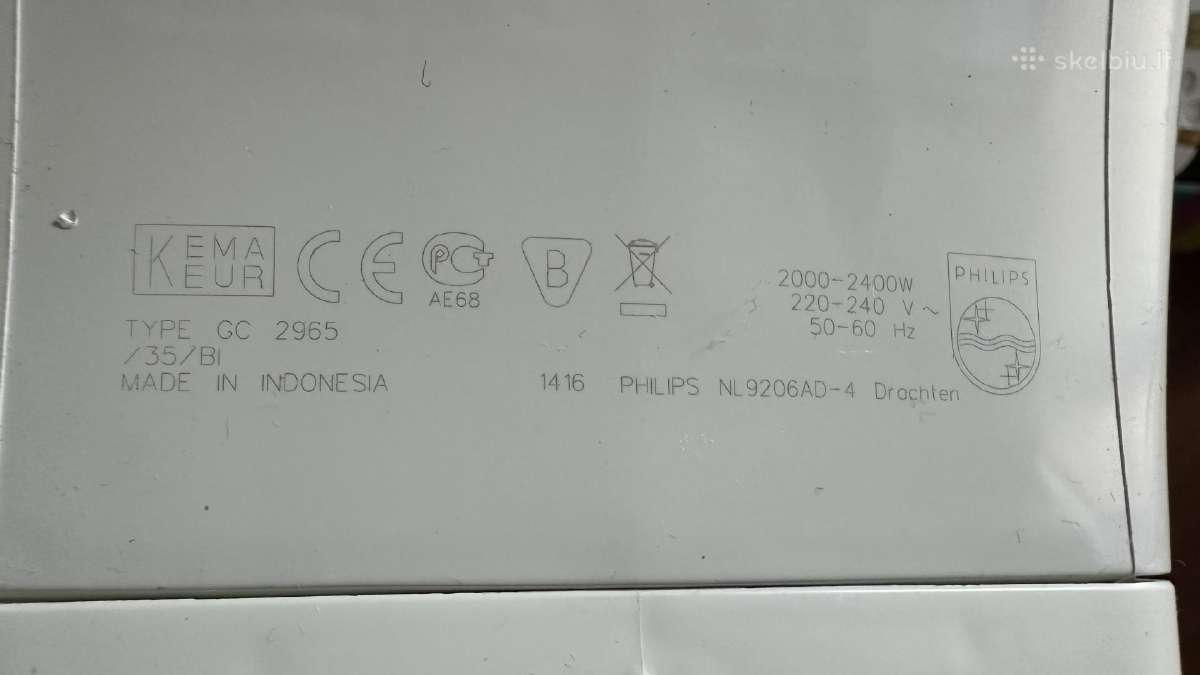 Philips Powerlife Gc2965 lygintuvas – naujas - nuotraukos Nr. 2