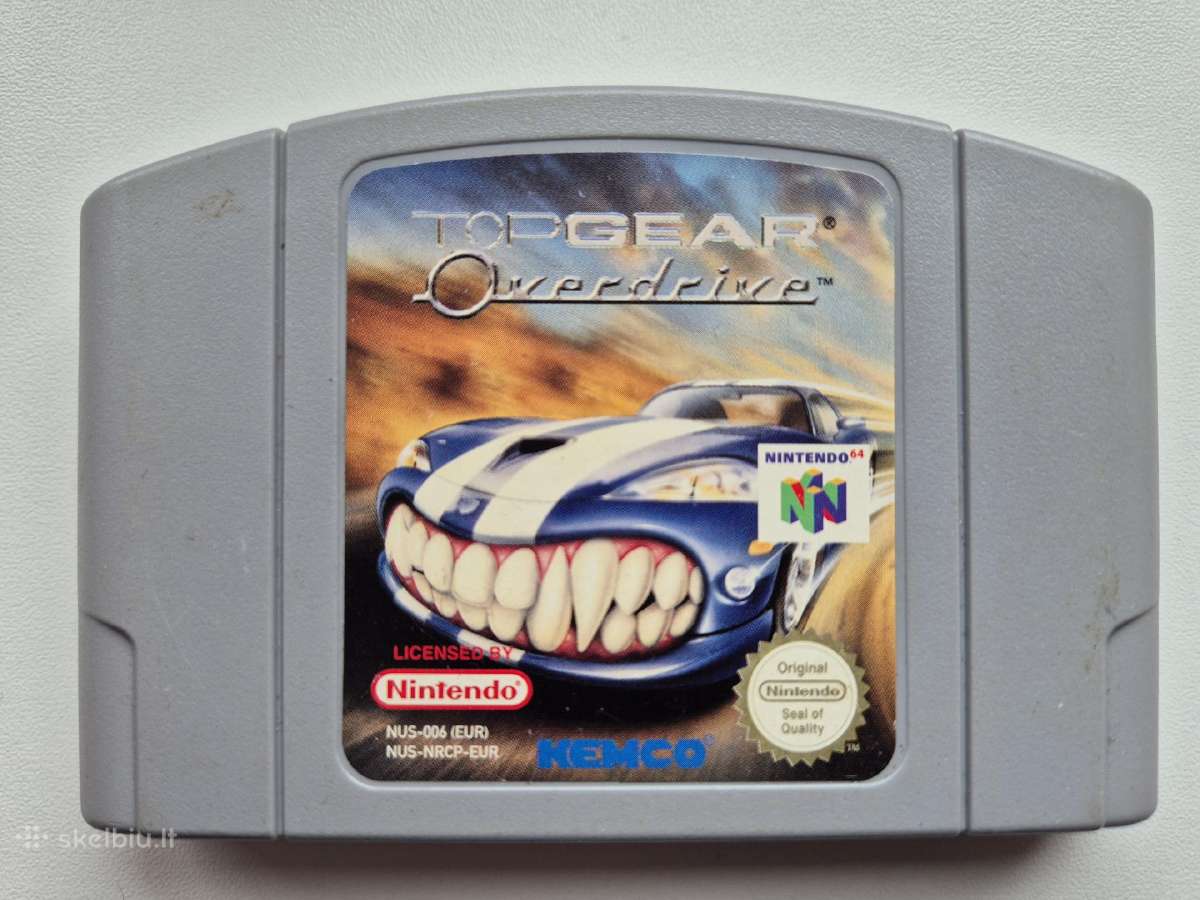 „Nintendo 64“ + 2 pulteliai + 5 žaidimai - nuotraukos Nr. 15