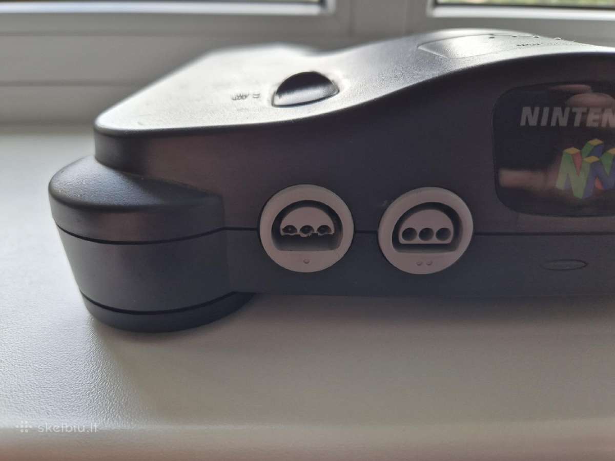 „Nintendo 64“ + 2 pulteliai + 5 žaidimai - nuotraukos Nr. 4
