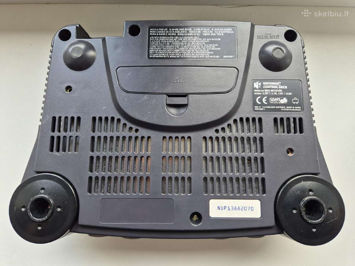 „Nintendo 64“ + 2 pulteliai + 5 žaidimai - nuotraukos Nr. 6