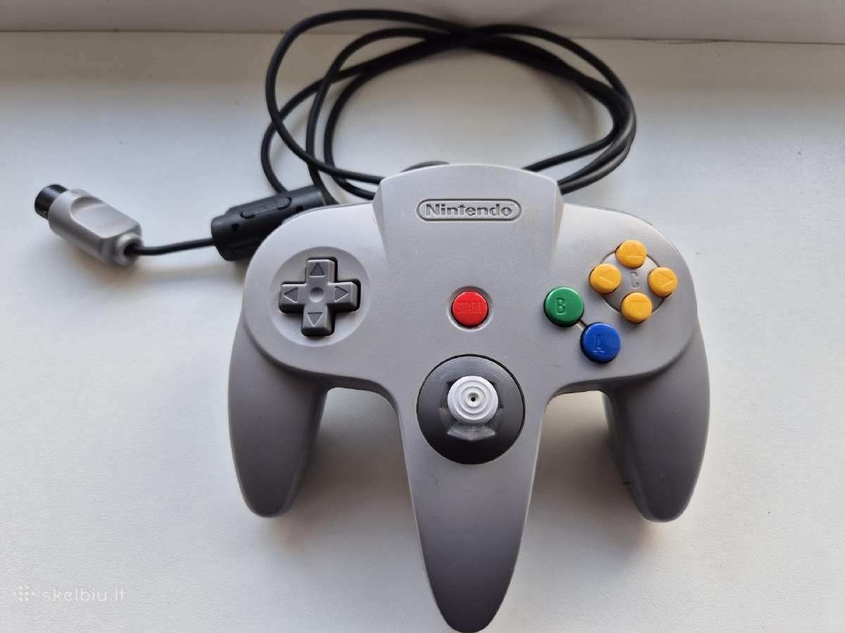 „Nintendo 64“ + 2 pulteliai + 5 žaidimai - nuotraukos Nr. 10