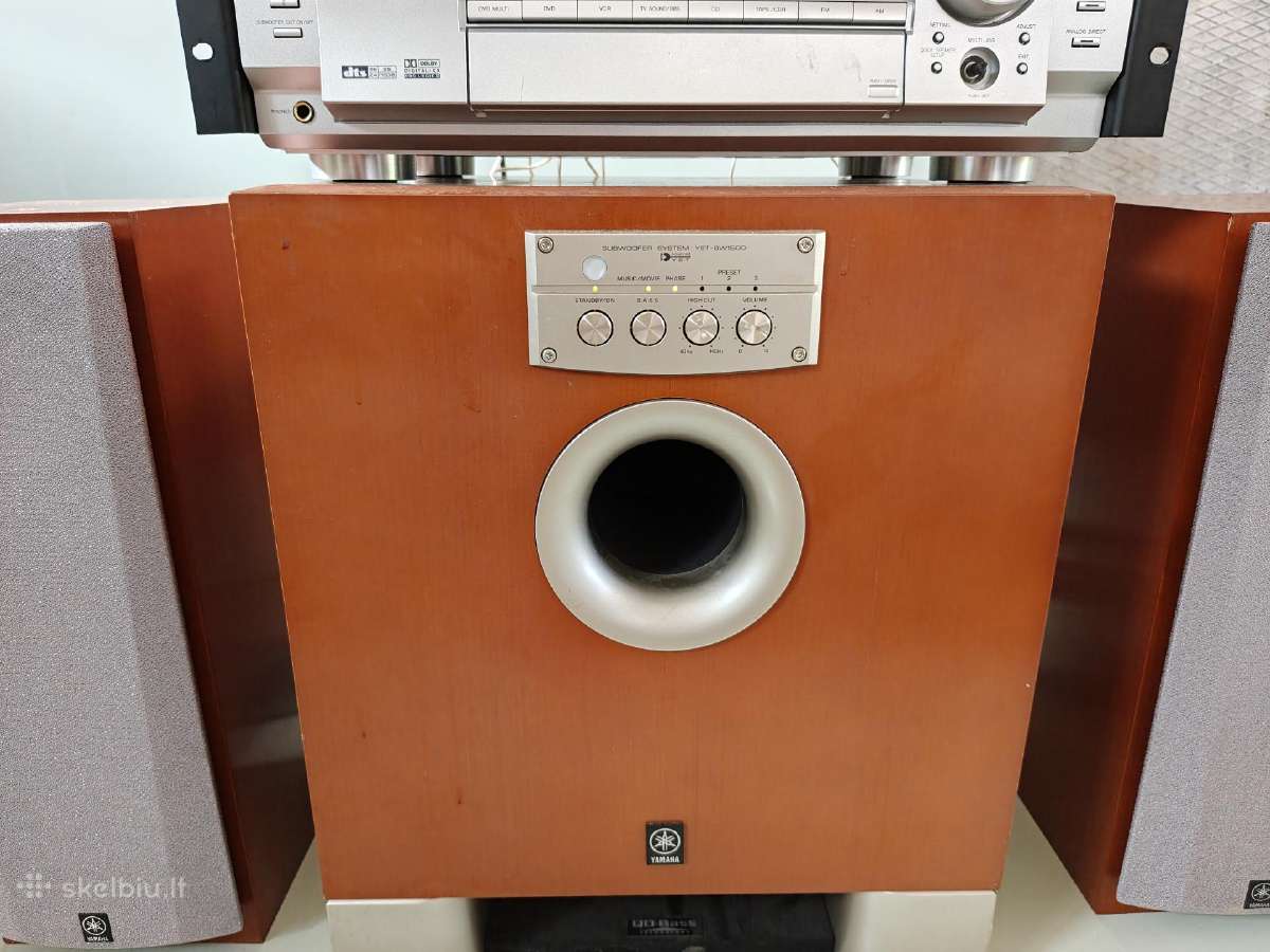 Yamaha garso sistema pilnas komplektas - nuotraukos Nr. 4