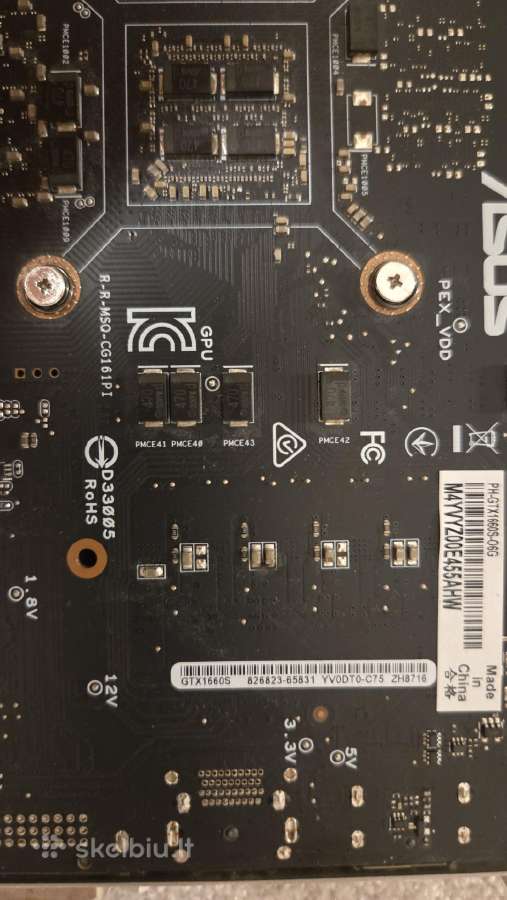 Asus Gtx 1660 Super Oc (Overclock edition) 6gb - nuotraukos Nr. 5