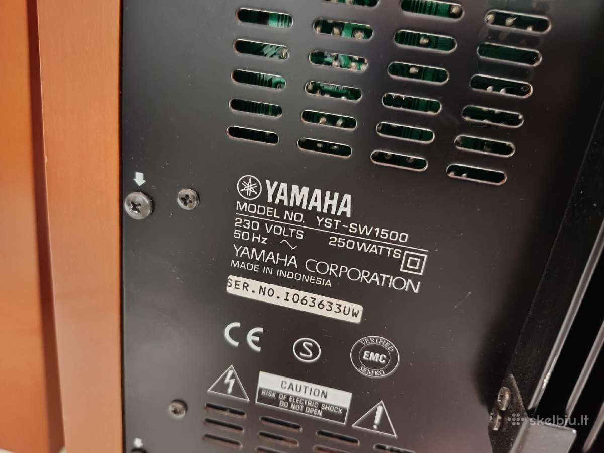 Yamaha garso sistema pilnas komplektas - nuotraukos Nr. 21