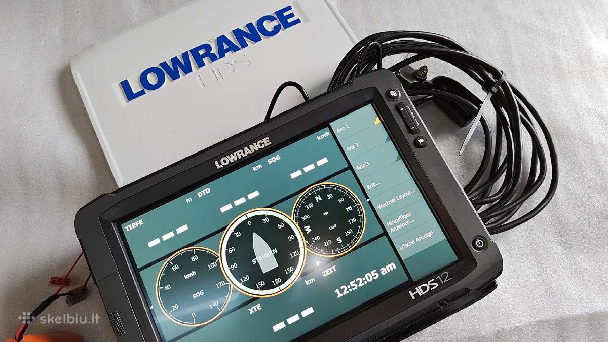 Lowrance Hds 12 su sonarų - nuotraukos Nr. 4