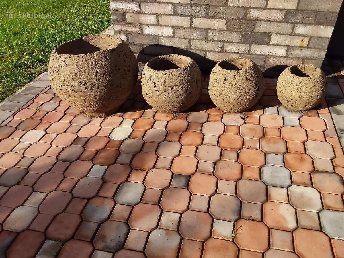 Lauko vazonai, šiukšliadėžės - nuotraukos Nr. 2