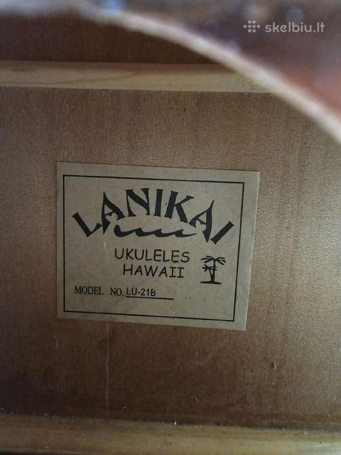 Ukulelė Lanikai Lu-21b + Gewa dėklas - nuotraukos Nr. 6