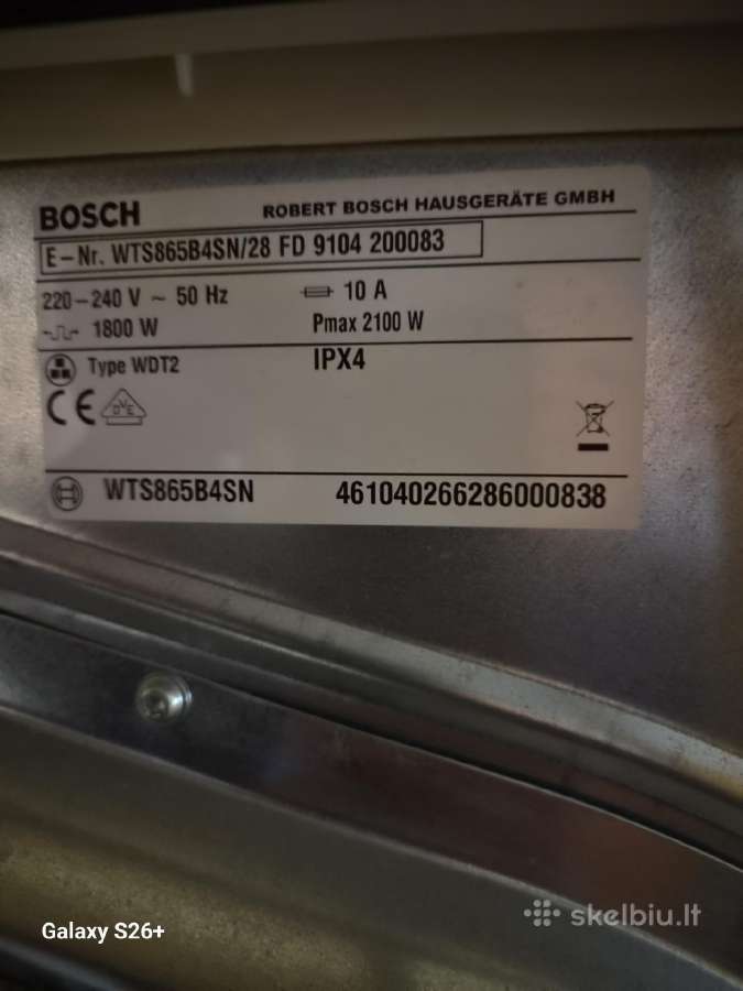 Parduodu mažai naudota Bosch džiovyklę - nuotraukos Nr. 4