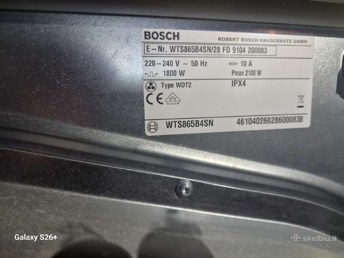 Parduodu mažai naudota Bosch džiovyklę - nuotraukos Nr. 6