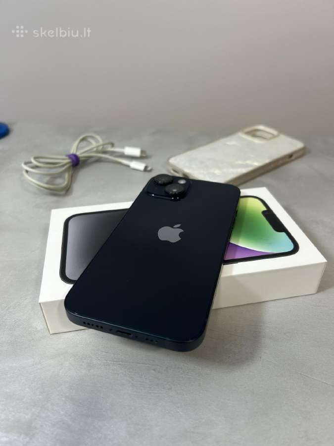 iPhone 14 128gb 79% black - nuotraukos Nr. 4