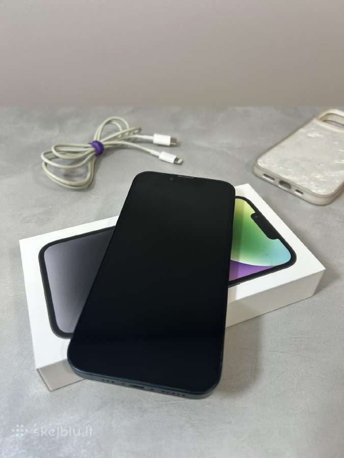 iPhone 14 128gb 79% black - nuotraukos Nr. 8