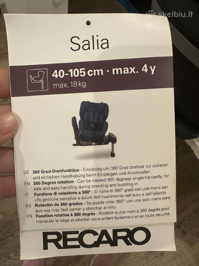 Recaro Salia autokėdutė - nuotraukos Nr. 6