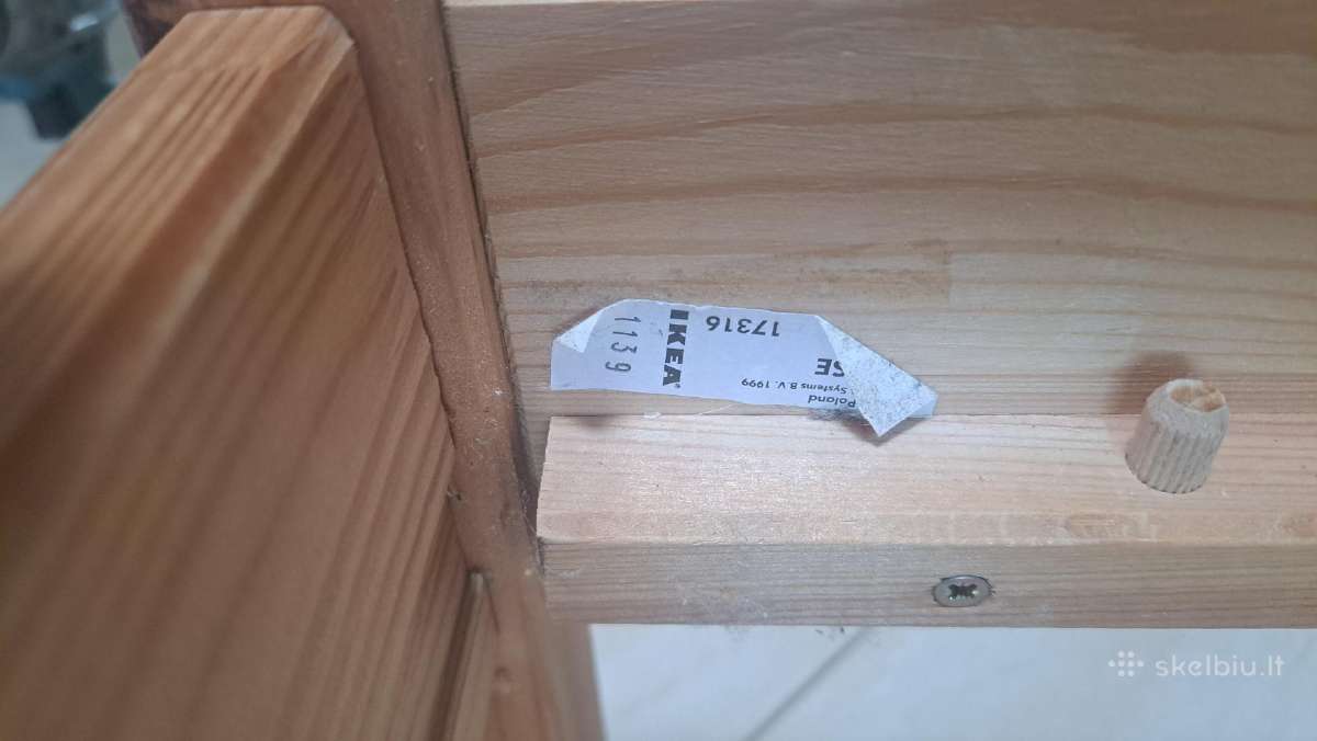 Medine Ikea lova su Ikea Čiužiniu - nuotraukos Nr. 2